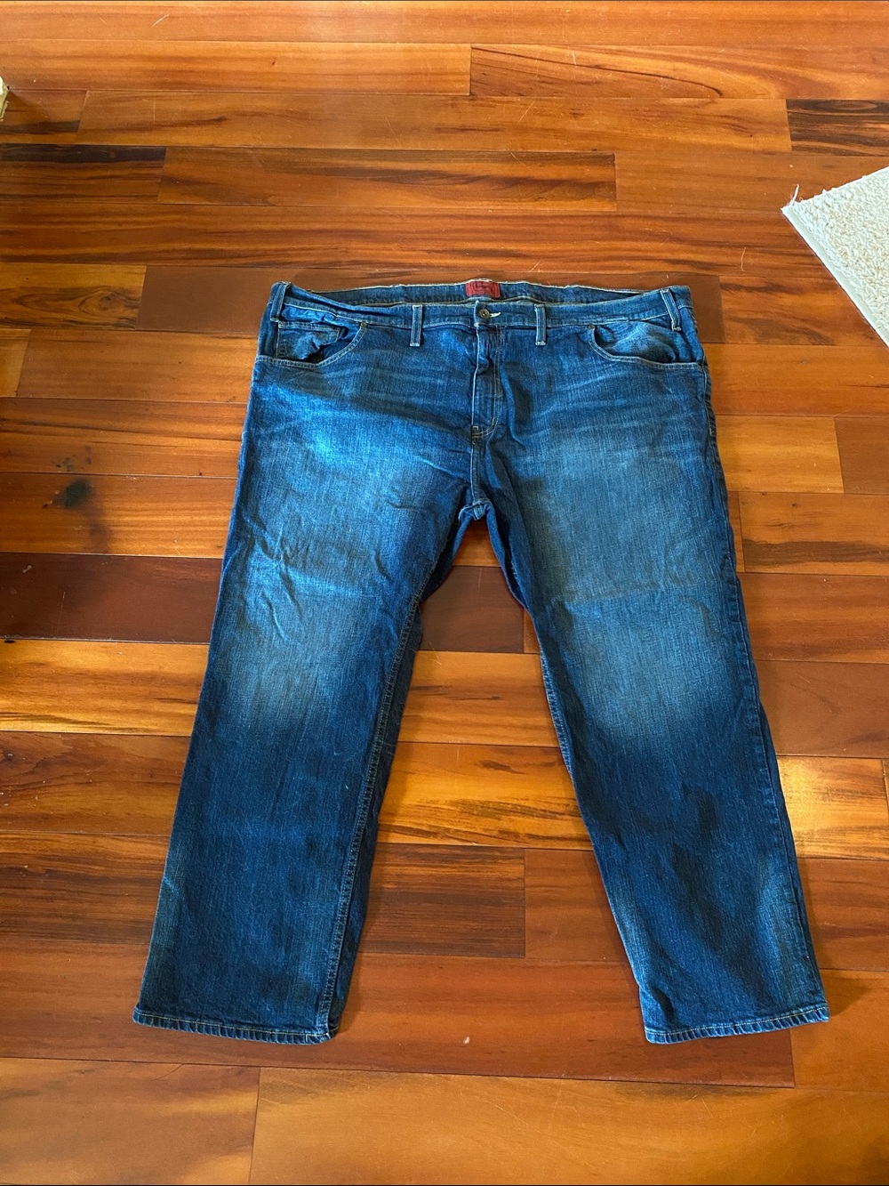 The Foundry Supply Co. Men's Dark Blue Relaxed Jeans